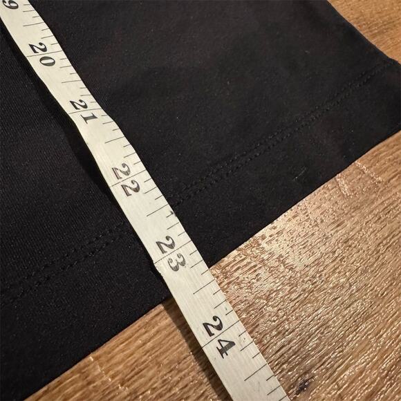 Chico's Stretchy Black Turtleneck Long Sleeve Top 1 US 8 Capsule Minimalist READ - Picture 7 of 8